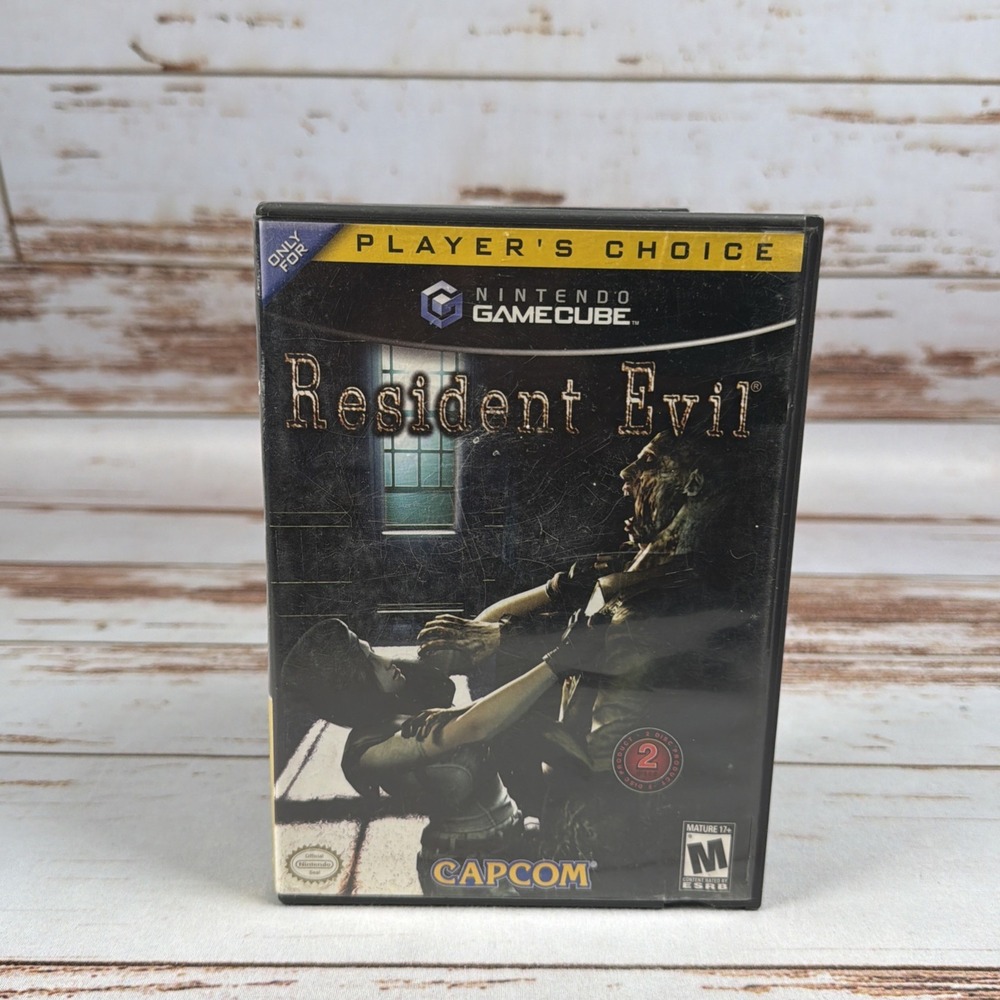 Resident Evil Nintendo GameCube CIB 2-Disc Complete With Manual Resurfaced
